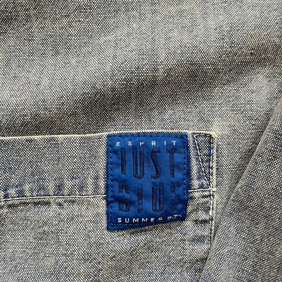 Vintage 1987 Esprit Denim Jacket, Vintage Denim, Cotton, Fall Jacket, Medium - Picture 2 of 10